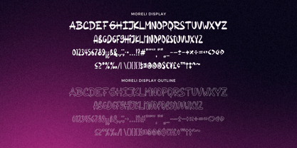 Moreli Display Font Poster 8