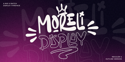Moreli Display Font Poster 1
