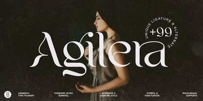 Agilera Font Poster 1