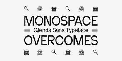 Glenda Sans Font Poster 2