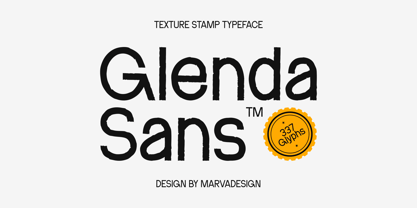 Glenda Sans Font Poster 1