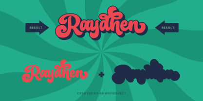 Raydhen Font Poster 3