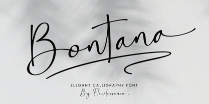 Bontana Font Poster 1