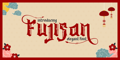 Fujisan Font Poster 1