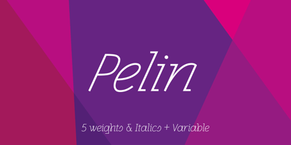 Pelin Font Poster 1