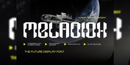 Meladiox Font Poster 1