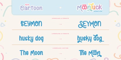 Moonluck Font Poster 5