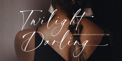 Twilight Darling Font Poster 1