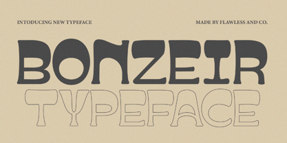 Bonzeir Font Poster 1