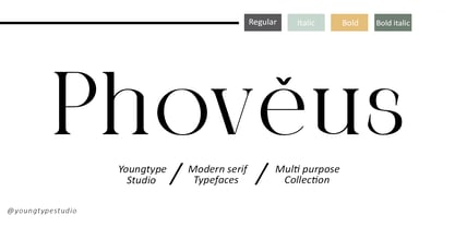 Phoveus Font Poster 1