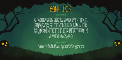 Bone Lock Font Poster 9
