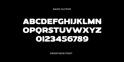 Grostique Font Poster 2