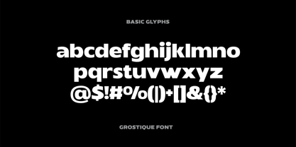 Grostique Font Poster 3