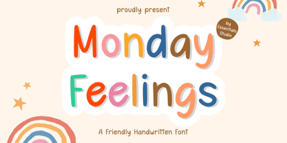 Monday Feelings Font Poster 1