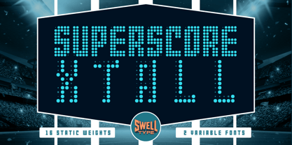 Superscore XTall Font Poster 1