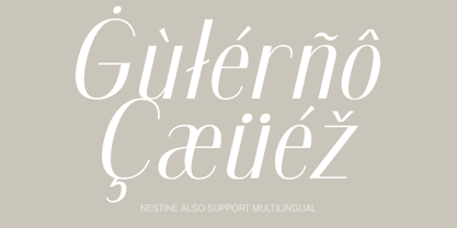 Nestine Font Poster 5