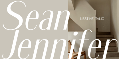 Nestine Font Poster 2