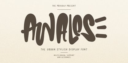 MC Awalose Font Poster 1