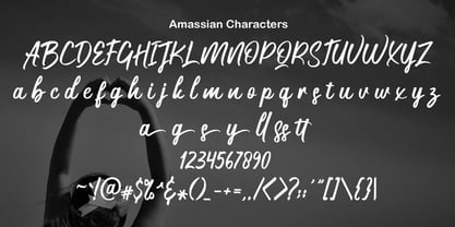 Amassian Font Poster 5