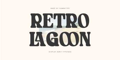 Retro Lagoon Font Poster 1