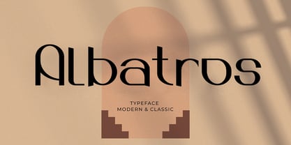Albatros Font Poster 1