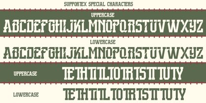 Supportex Font Poster 8