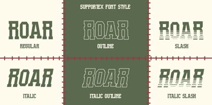 Supportex Font Poster 7