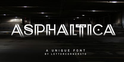 Asphaltica Font Poster 1