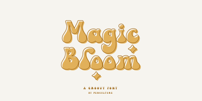 Magic Bloom Font Poster 1
