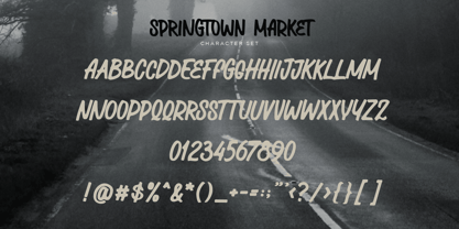 Springtown Market Font Poster 4