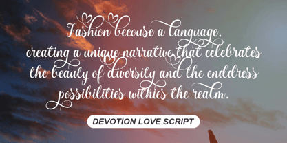 Devotion Love Font Poster 4