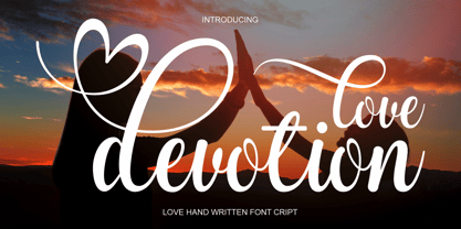 Devotion Love Font Poster 1