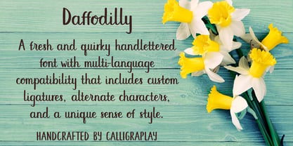 Daffodilly Font Poster 1