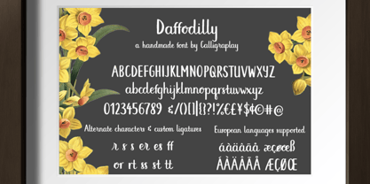 Daffodilly Font Poster 3
