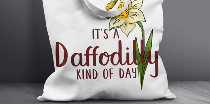 Daffodilly Font Poster 7