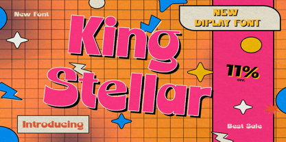 King Stellar Font Poster 1