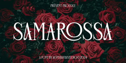 Samarossa Font Poster 1