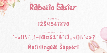 Rabeeto Easter Font Poster 6