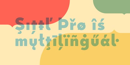 Sittl Pro Font Poster 9