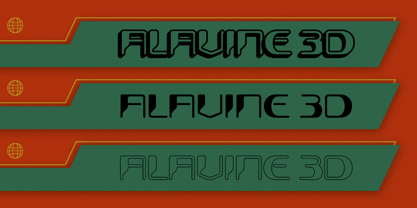 Alavine Font Poster 8