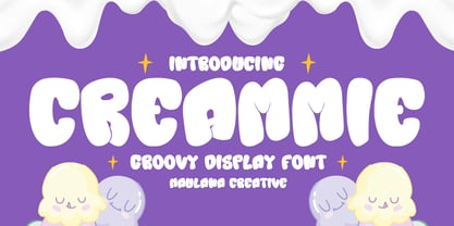 MC Creammie Font Poster 1