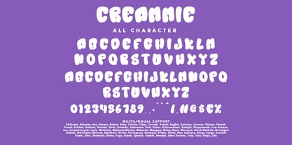 MC Creammie Font Poster 8