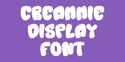 MC Creammie Font Poster 2