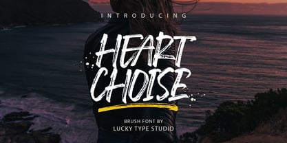 Heart Choise Font Poster 1