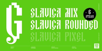 Slavica Font Poster 2