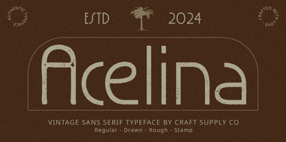 Acelina Font Poster 10