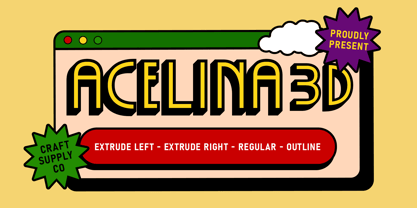 Acelina Font Poster 7