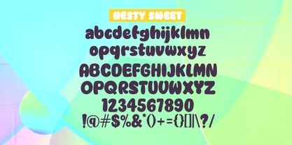 Nesti Sweet Font Poster 10