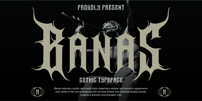 Banas Font Poster 1