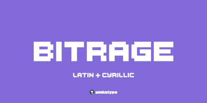 Bitrage Font Poster 1